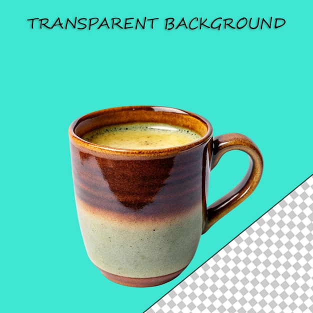 Mug isolated on transparent background