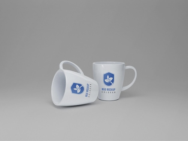 Mug mockup 3d rendering