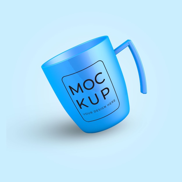 Mug mockup front angle shot