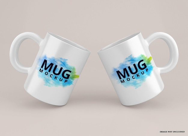 Mug mockup isolated here