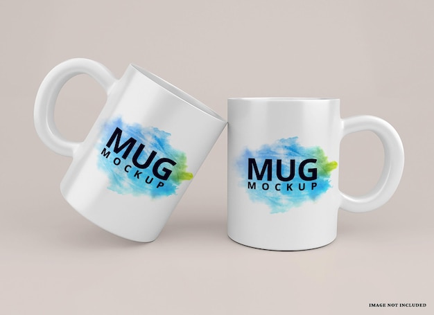 Mug mockup isolated here