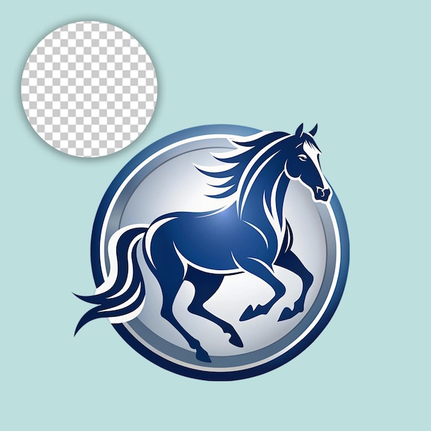 Mule head mascot vector illustration on transparent background