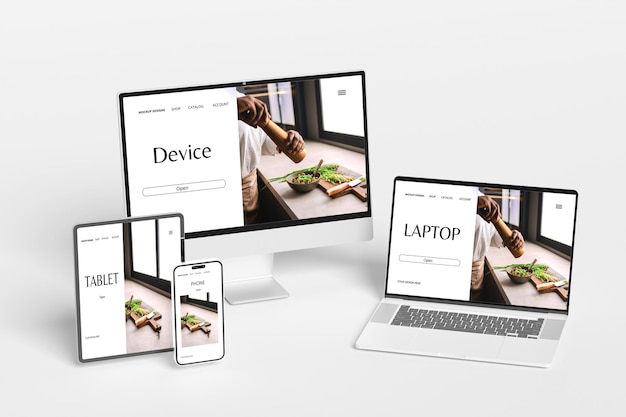 PSD multi device mockup