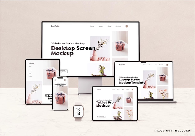 Multi device responsive mockup