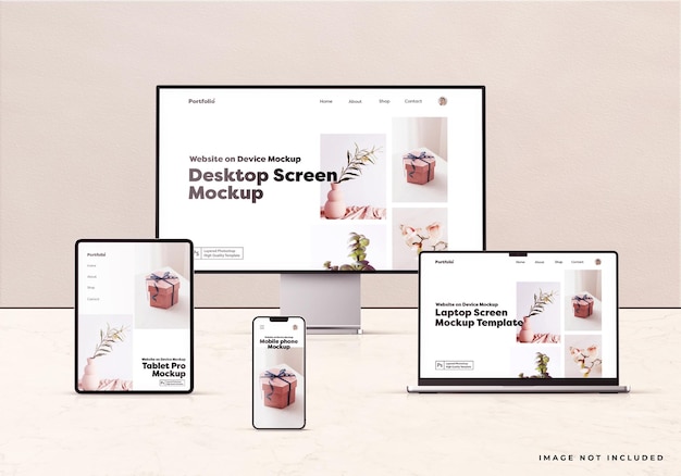 Multi device responsive mockup