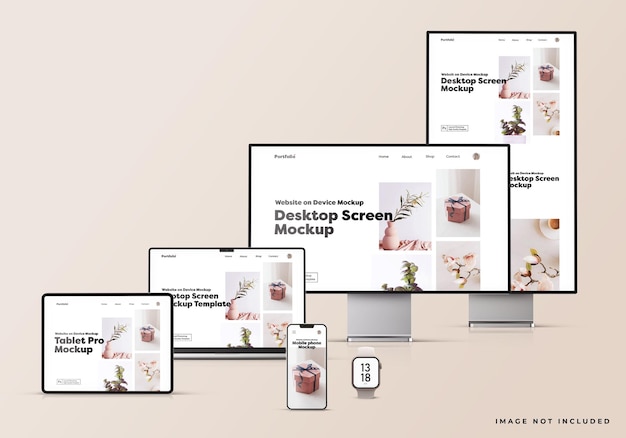 Multi device responsive mockup