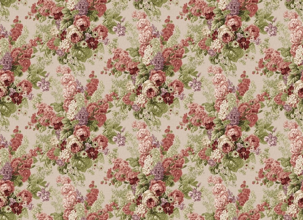 PSD multi floral follower pattern design for digital prints