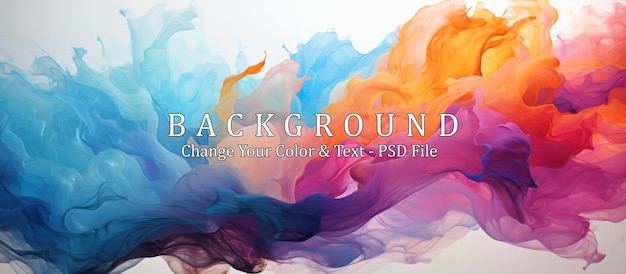 PSD multicolor dynamic background