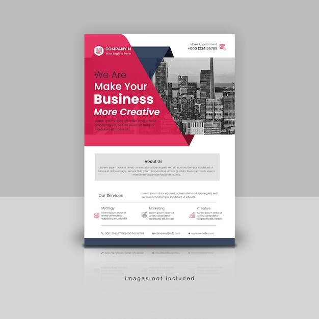 Multipurpose modern corporate business amp digital marketing agency flyer design