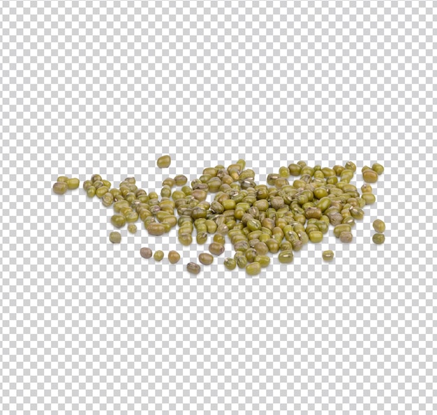 Mung bean seeds isolated Premium PSD