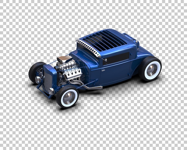 Muscle car isolated on background 3d rendering illustration