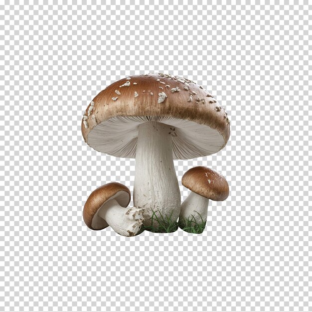 a mushroom with a white spot on it