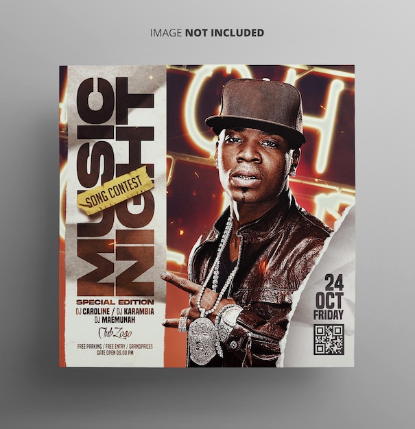 Music Night Flyer Template