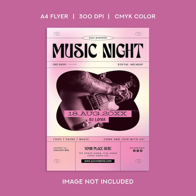 Music Night Flyer