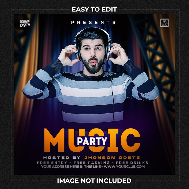 Music Party Template