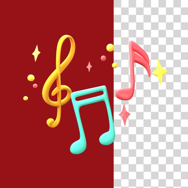 Musical 3d icon