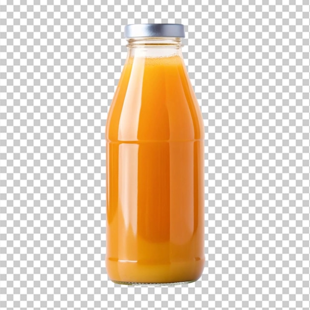 PSD mustard bottle isolated on transparent background