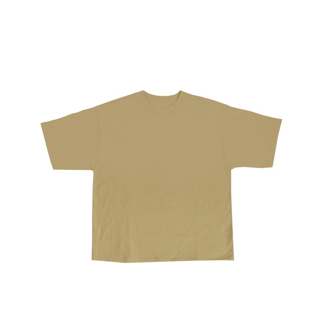 PSD mustard t shirt mock up