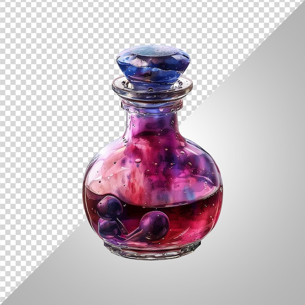 PSD mystic elixir potion bottle png