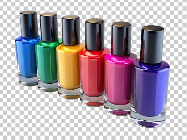 PSD nail polish isolated on white background