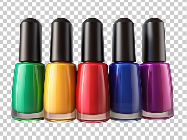 PSD nail polish isolated on white background