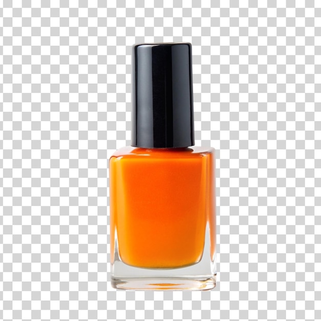 Nail polish orange isolated on Transparent background