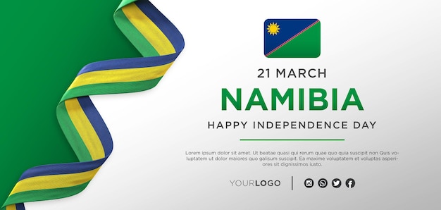 Namibia National Independence Day Celebration Banner, National Anniversary