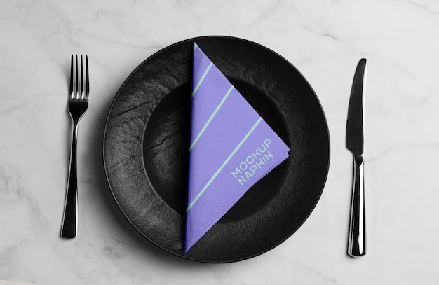 PSD napkin mockup design