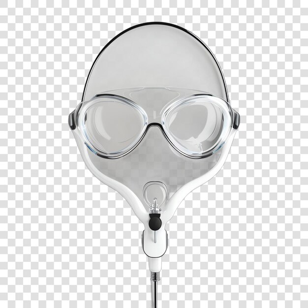 PSD nasal cannula transparent background realistic element