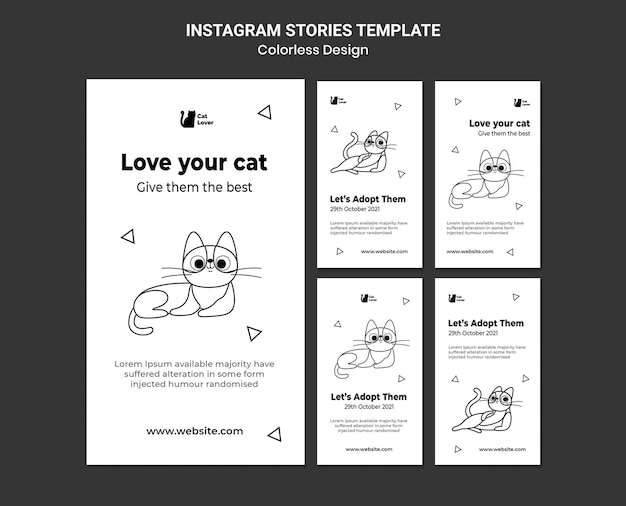 National cat day instagram stories