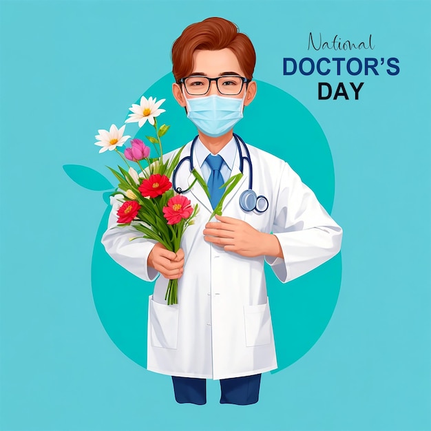 National doctors day background