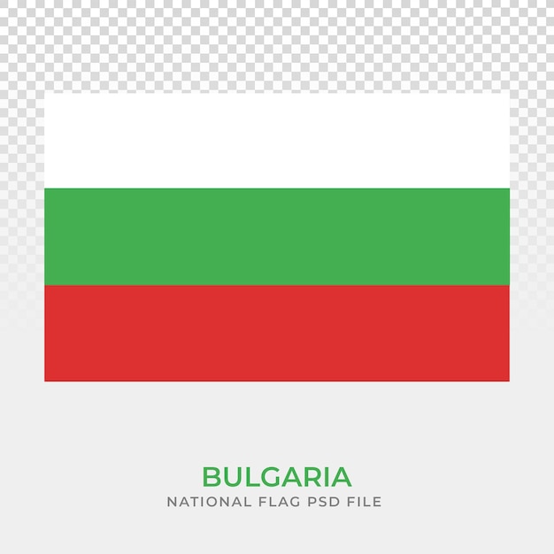 national flag of bulgaria psd file