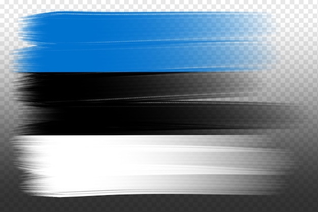 national flag of estonia design template transparent estonia flag brush stroke flag psd transparent