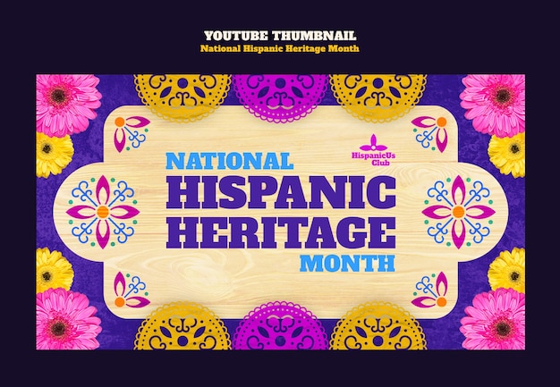 PSD national hispanic heritage month template