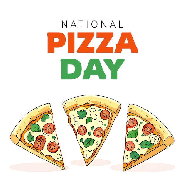 PSD national pizza day banner poster design