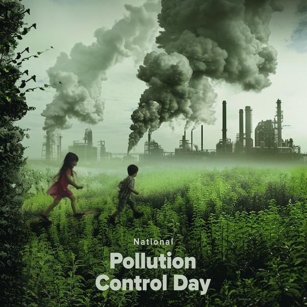 National Pollution Control Day PSD Banner for Social Media