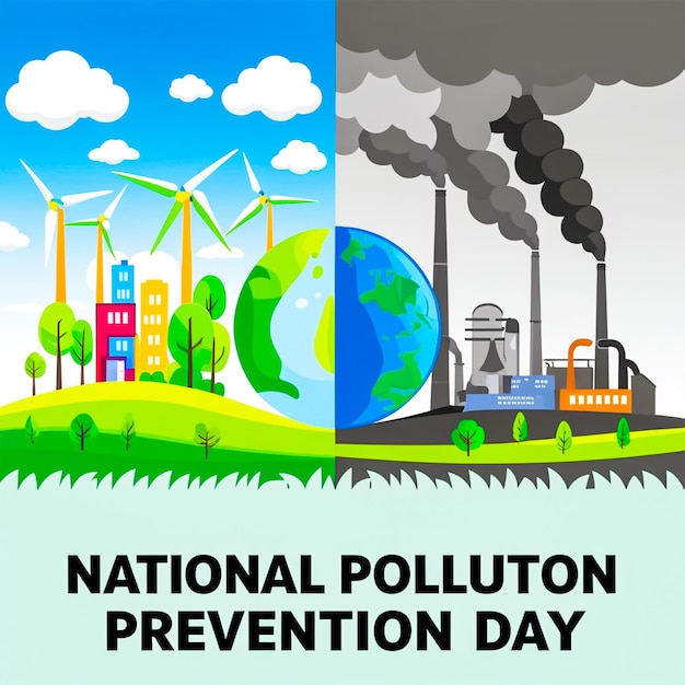 National Pollution Prevention Day Social media post