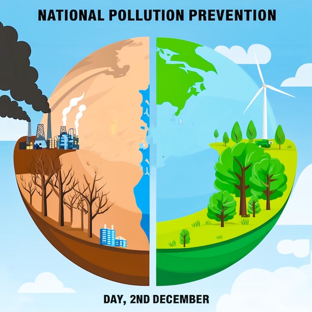 National Pollution Prevention Day Social media post