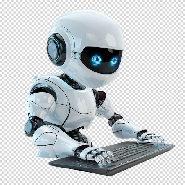 National Robotics Week isolated on transparent background