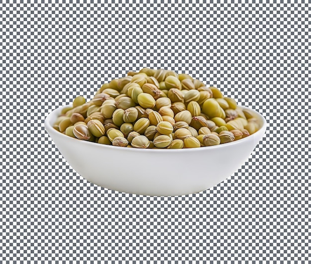 Natural and fresh Capucines Capers isolated on transparent background