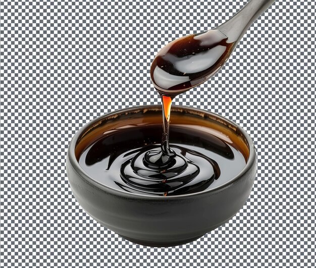 PSD natural and fresh molasses isolated on transparent background