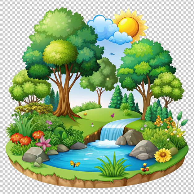 PSD nature background png