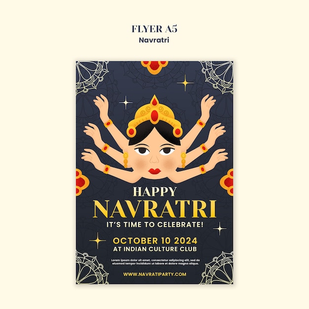 PSD navaratri template design