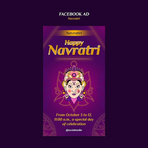 PSD navaratri template design