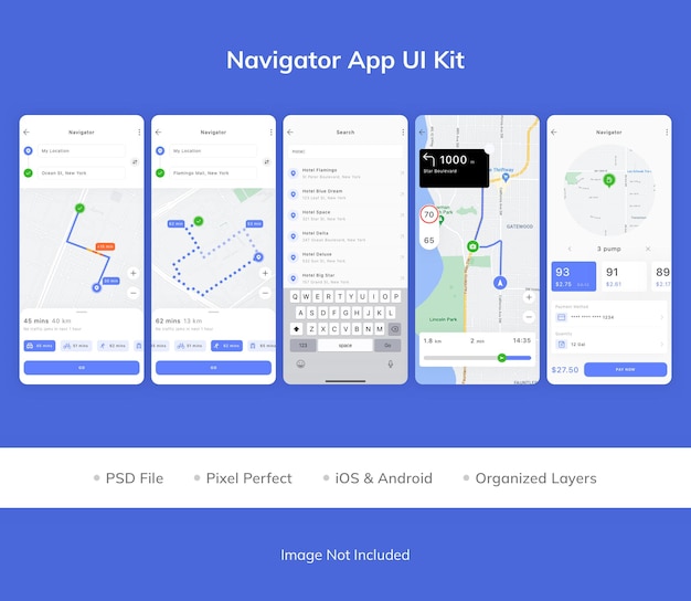 Navigator App UI Kit