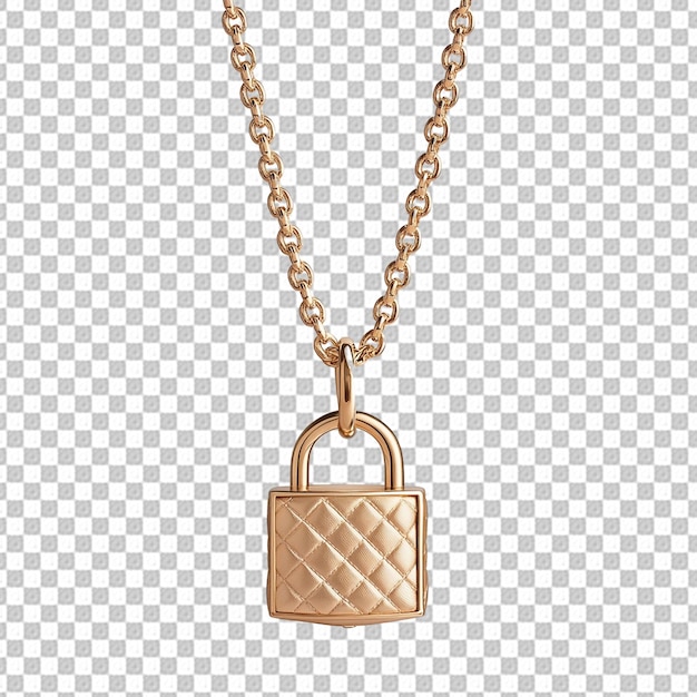 PSD necklace on transparent background png