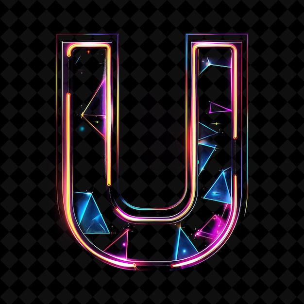 Neon Alphabet and Numbers PNG Collection Glowing Typography Design Element for Modern Graphic Art