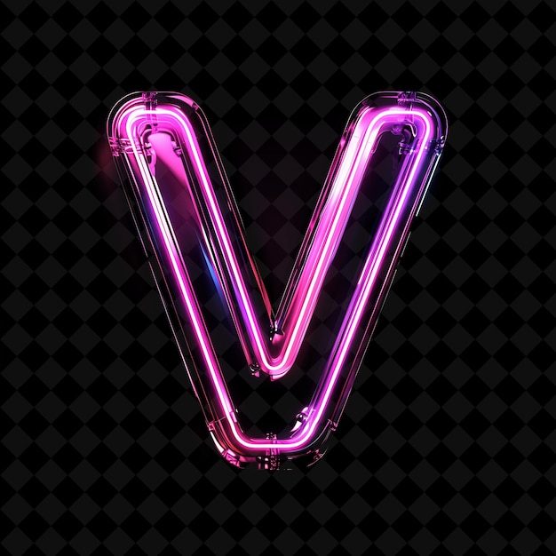 Neon Alphabet and Numbers PNG Collection Glowing Typography Design Element for Modern Graphic Art