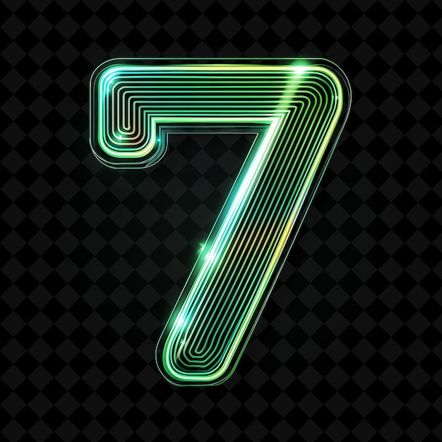 Neon Alphabet and Numbers PNG Collection Glowing Typography Design Element for Modern Graphic Art