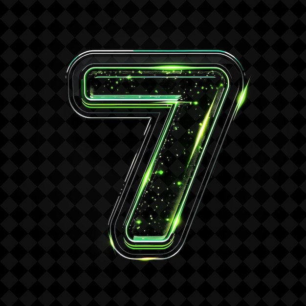 Neon Alphabet and Numbers PNG Collection Glowing Typography Design Element for Modern Graphic Art